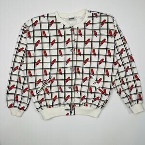 Vintage 1980’s Action Gear Button Front Golf Sweatshirt